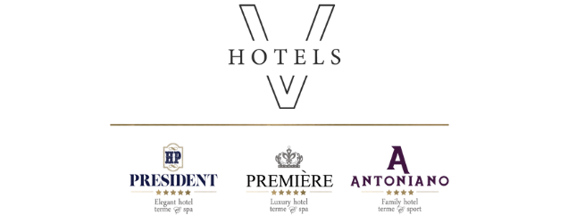 V Hotels **** Abano Terme - Logo inverted